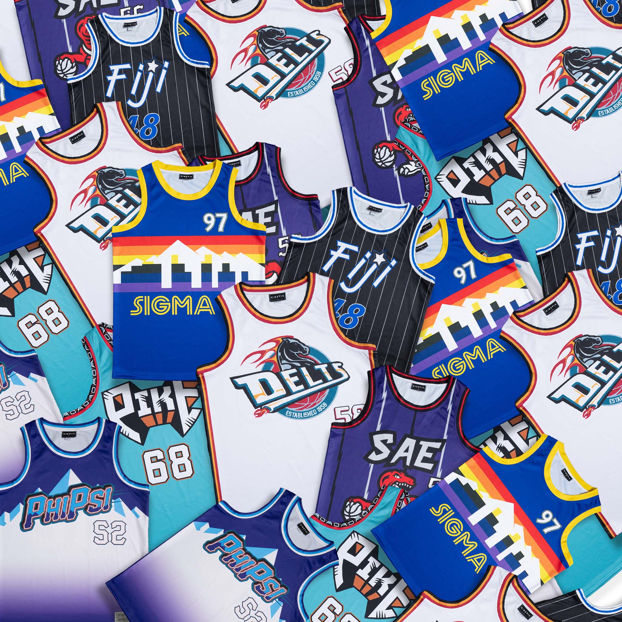 Custom fraternity jerseys